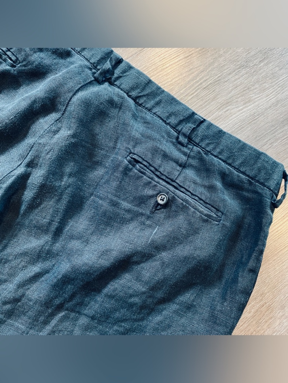 VTG Polo by Ralph Lauren Men's Black Linen Pants 100% linen - Picture 5 of 6